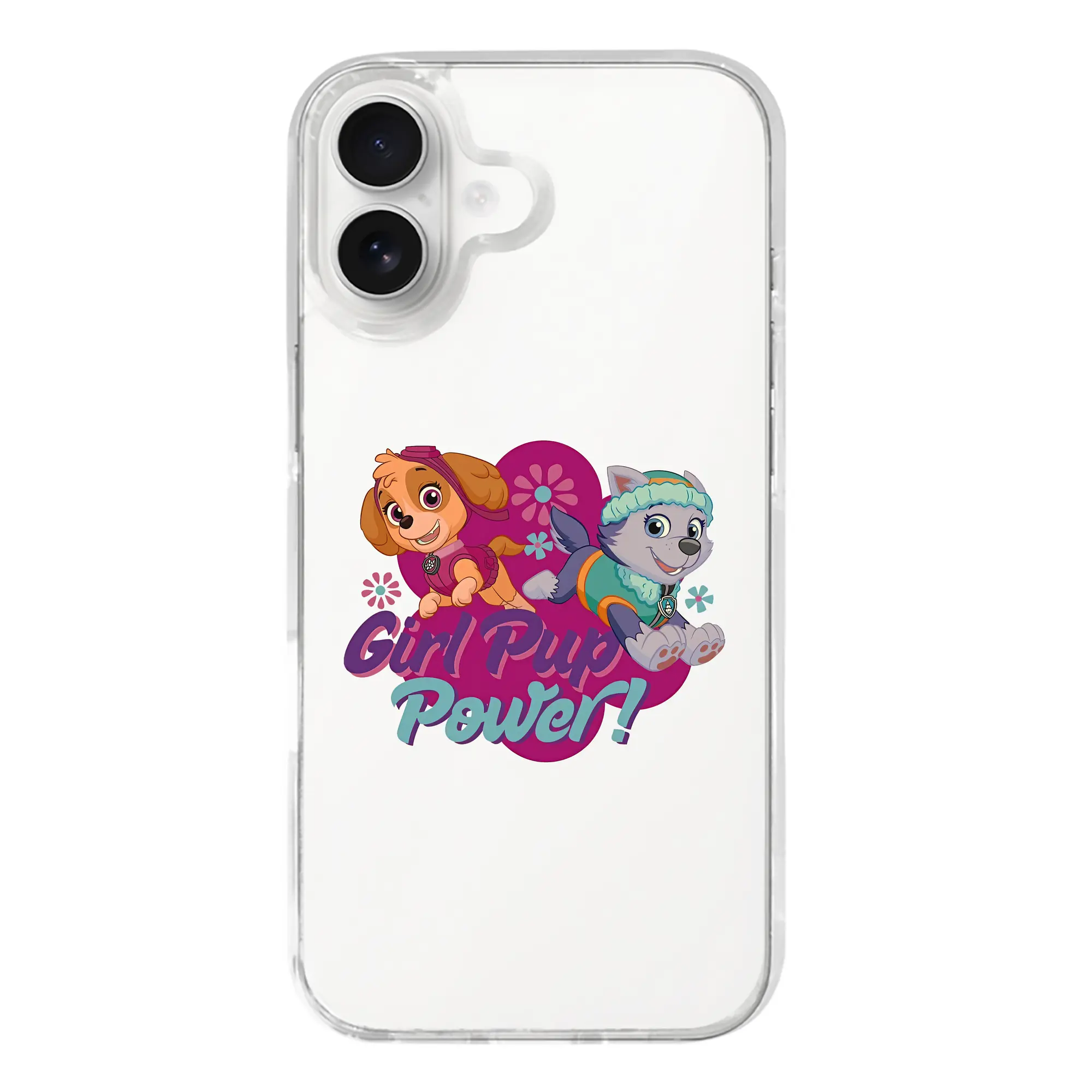 パウ・パトロール グッズ,スカイ - iPhone 17シリーズ 透明スマホケース – 薄型・耐衝撃・精密フィット保護カバー